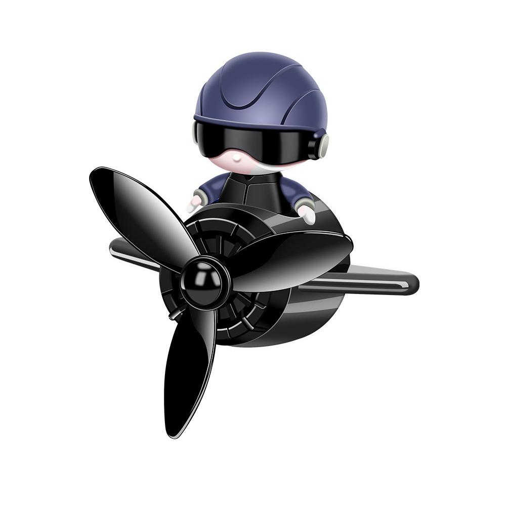 Автомобильный освежитель воздуха Cartoon Pilot с вращающимся пропеллером, ароматизатор с магнитным диффузором для салона автомобиля