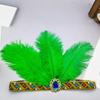 Feather Flapper Headbands Mardi Gras Prom Dancer Headpiece for Party Carnivals Celebrations Headwear Hair Styling