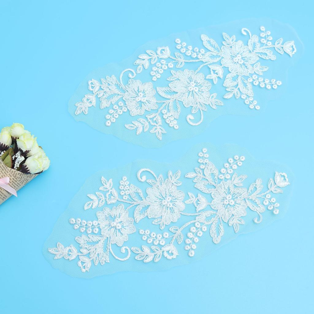 Car Bone Pair Lace Wedding Dress Accessories Decals Handmade Veil Bridal Accessories Flowers