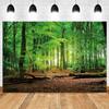 Spring Forest Backdrop Tropical Jungle Rainforest Backdrops for Photography Camping Adventure Birthday Background Photo Studio