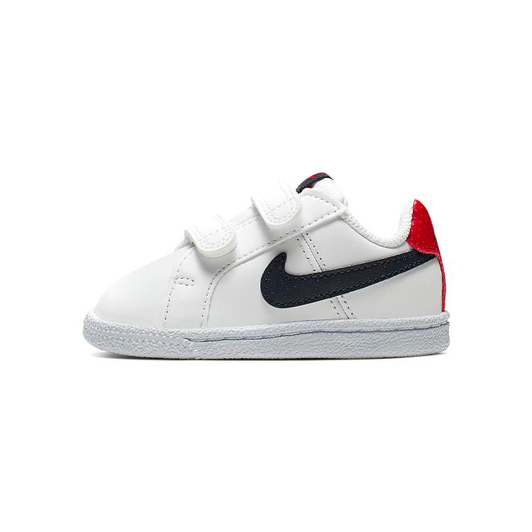 Nike Повседневные Низкие Скейтбордические Кроссовки Белый Черный Для Младенцев И Малышей 833537-107