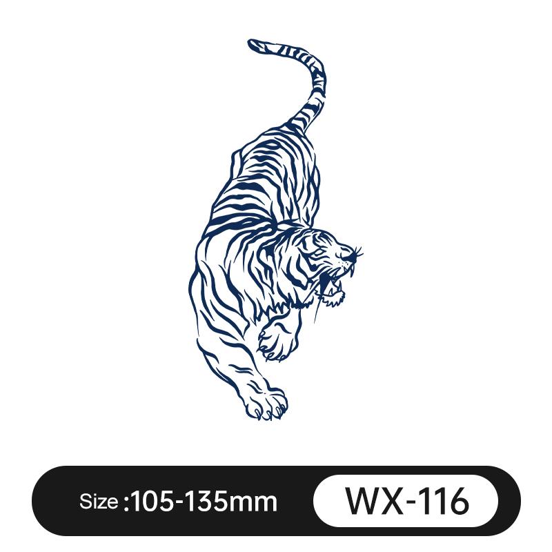 Bxtats Custom Herbal Genipin Juice Ink Tattoo Symbols Minimalism Fingers Tattoos Last 1-2 Weeks Semi Permanent Tattoo Stickers