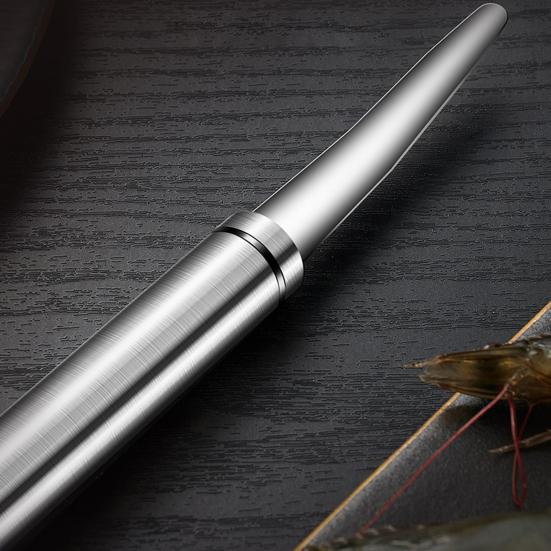 Shrimp Line Cutter Non-slip Fast Cleaning Sharpen Blade Anti-deform Rust-resistant Shrimp Peeler for Kitchen