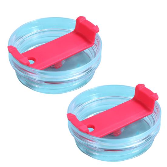 2 шт. Крышка стакана на 40 унций для чашки Пылезащитная прозрачная автомобильная изолированная крышка чашки Защита от разливов Брызгозащищенные крышки стаканов для стаканов Кофейные кружки