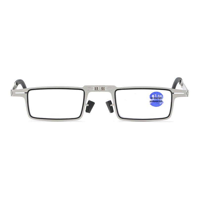 2024 Ретро Складные Очки для Чтения с HD Защитой от Синего Света и Подставкой для Телефона