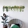 90x30 см наклейки на стену с зелеными растениями, водонепроницаемые, самоклеящиеся, из ПВХ, современная гостиная, детская спальня, растение в горшке, зелень, настенное художественное украшение, наклейка