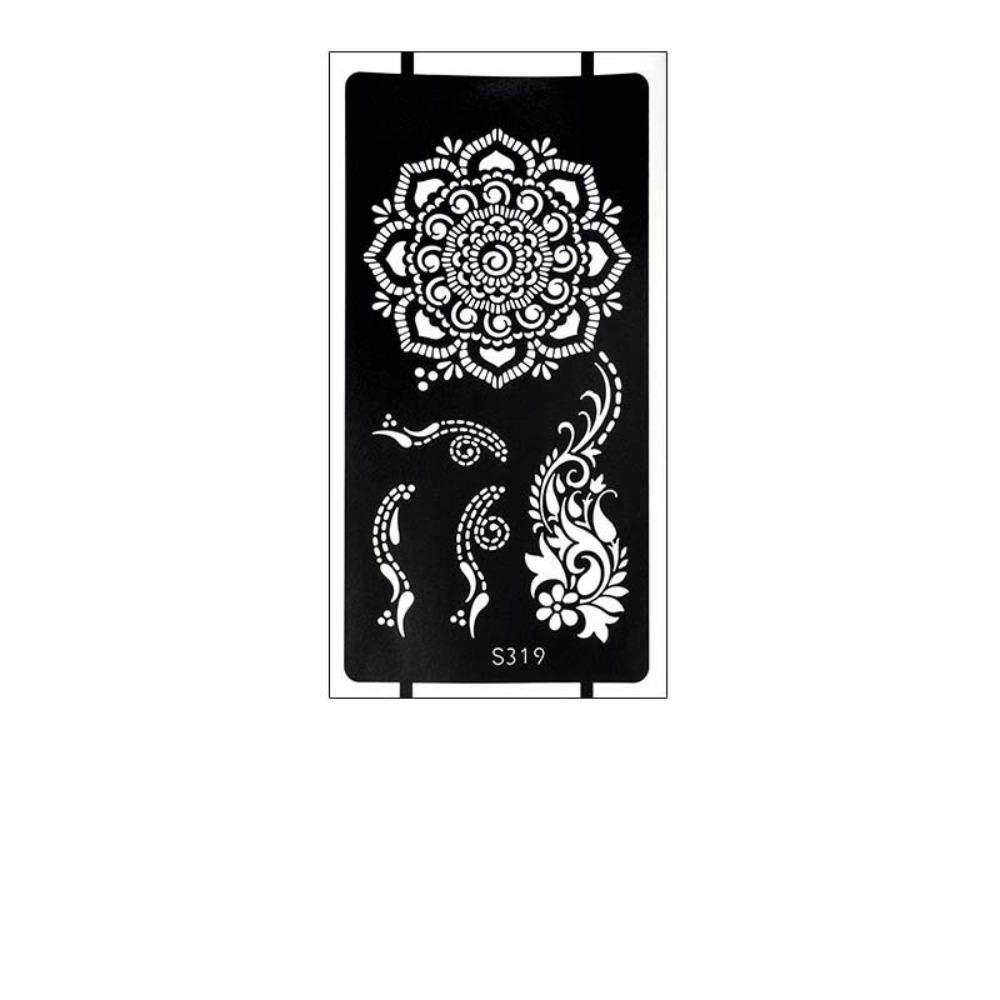 Lace Fake Tattoo Temporary Tattoo Template Legs Arm Henna Tattoo Decals Women/Lady