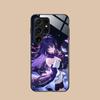 HSR Seele Стеклянный чехол для мобильного телефона для Samsung Galaxy A56 55 54 53 52 51 36 35 34 23 16 15 5G Цветной чехол