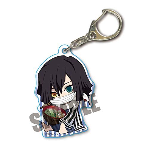 Demon Slayer: Kimetsu No Yaiba Iguro Obanai (Tororo Konbu) Gyugyutto Acrylic Keychain 4th Edition