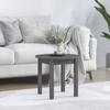 VidaXL Coffee Table Grey Ø 45x40 Cm Solid Pine Wood 822334