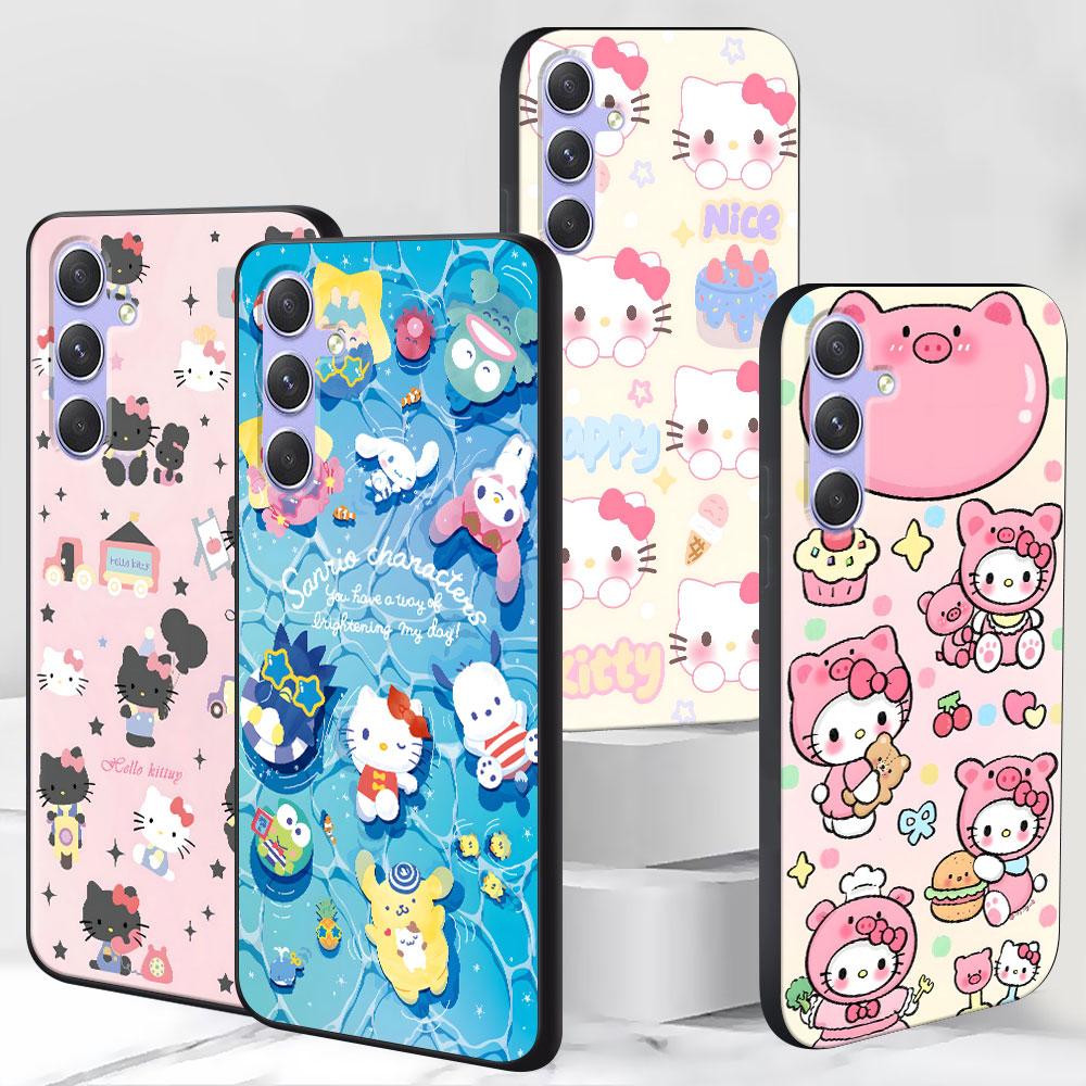 Милый чехол Hello Kitty KT Cat для Samsung Galaxy A51 A53 A54 A31 A52 A12 A13 A21s A22 A32 A11 A22 A33 A41 A52s TPU Чехол для телефона