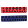 12 Inch Drive Magnetic Socket Organizer Powerful Magnet Metric SAE Socket Holder Trays 2pcs