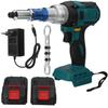2.4~5.0mm 88VF Brushless Electric Rivet Gun Cordless Drill Insert Automatic Riveting Tool for Makita 18V Battery