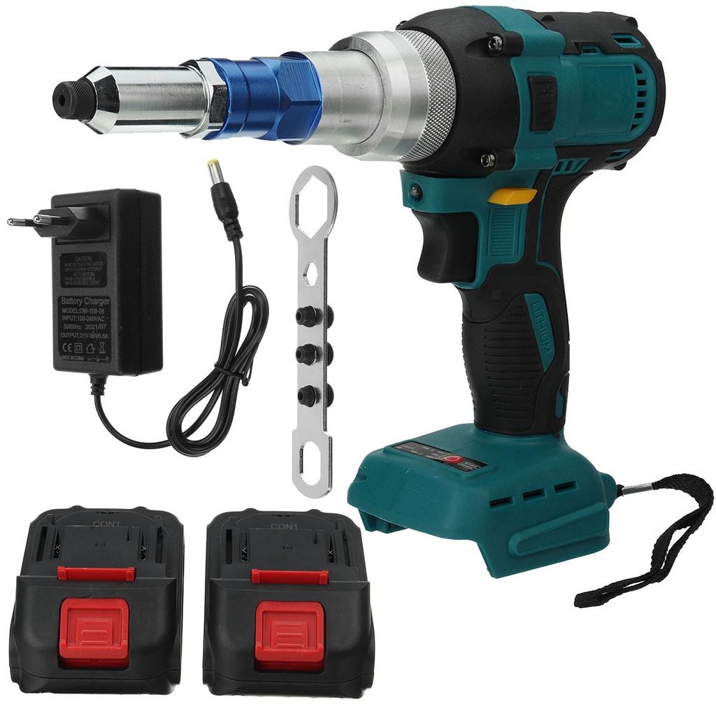 2.4~5.0mm 88VF Brushless Electric Rivet Gun Cordless Drill Insert Automatic Riveting Tool for Makita 18V Battery