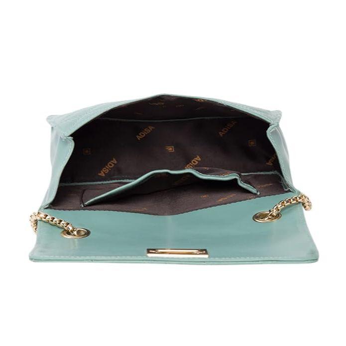 Женская праздничная сумка-слинг для девочек с золотой цепочкой