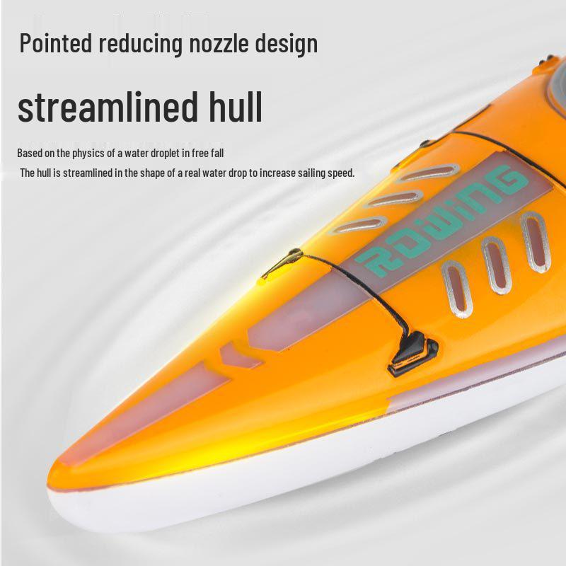 Rechargeable Waterproof Racing Speedboat Toy: Remote Control Kayak