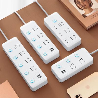 Сетевой фильтр Xiaomi с несколькими розетками и USB для дома, офиса или общежития