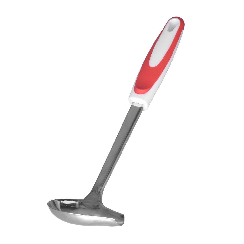 Smooth Side Spout Ladle Rustless Steel Dripping Spoon Porridge Spoon Sauce Dripping
