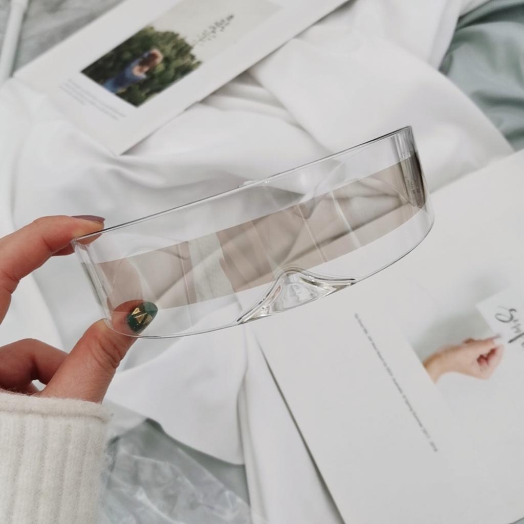 Чувство науки и технологий интегрированные женские Мужские солнцезащитные очки Лазерные очки Зеркальные линзы Очки Унисекс Солнцезащитные очки