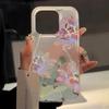 Cute Flower Love Heart Phone Case For iPhone 13 Case iPhone 15 12 14 11 16 Pro Max 12 13 Mini Shockproof Clear Cover Soft Funda