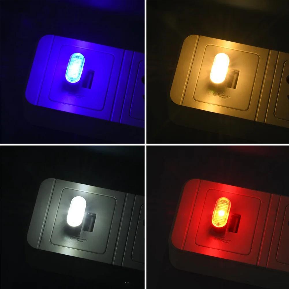 USB LED Атмосферная Лампа Декоративная Лампа Аварийное Освещение ПК Авто Цветной Свет Авто Аксессуары Авто Свет Авто Салон
