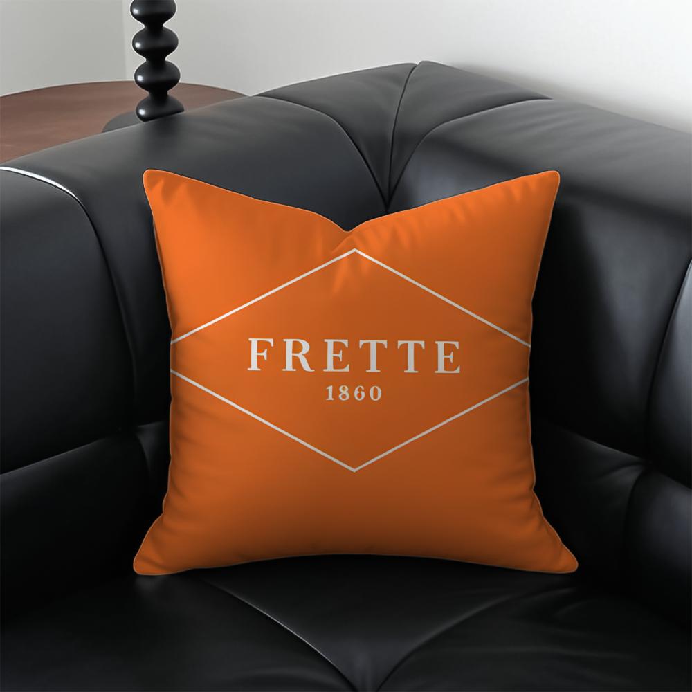 ЛЮКС мода Италия элегантность дом FFrette Наволочка для подушки Чехол для подушки Защита от пылевых клещей Невидимая молния шелковистый плюш подушка