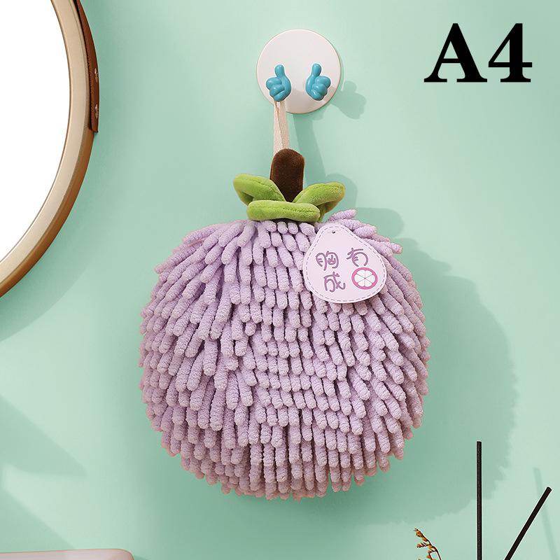 Полотенца для рук из шенилла, протирание, полотенце для рук, мяч с петлями для подвешивания, для кухни, ванной, быстросохнущий, мягкий, впитывающий, из микрофибры, гандбол