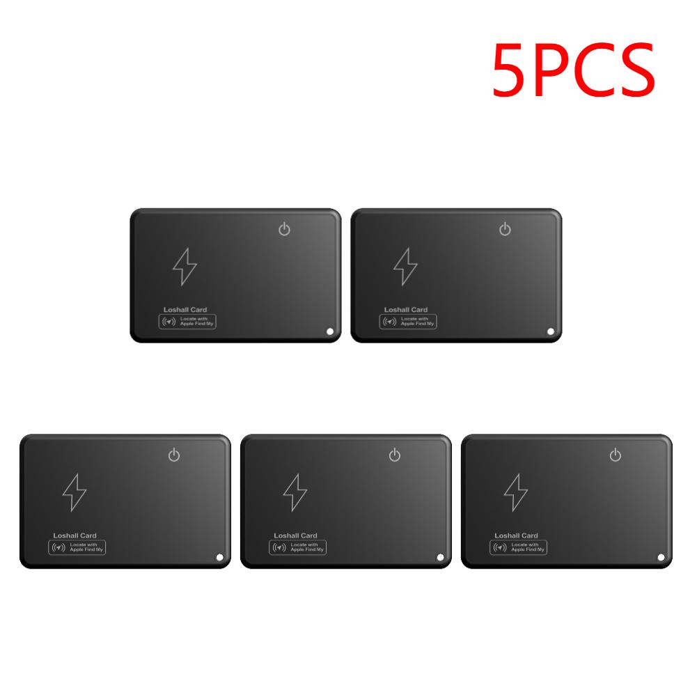 Беспроводная зарядка Кошелек Трекер Карта Работает с приложением Apple Find My Карта-трекер Смарт-карта Трекер для вещей Бирка для багажа Кошелек Паспорт