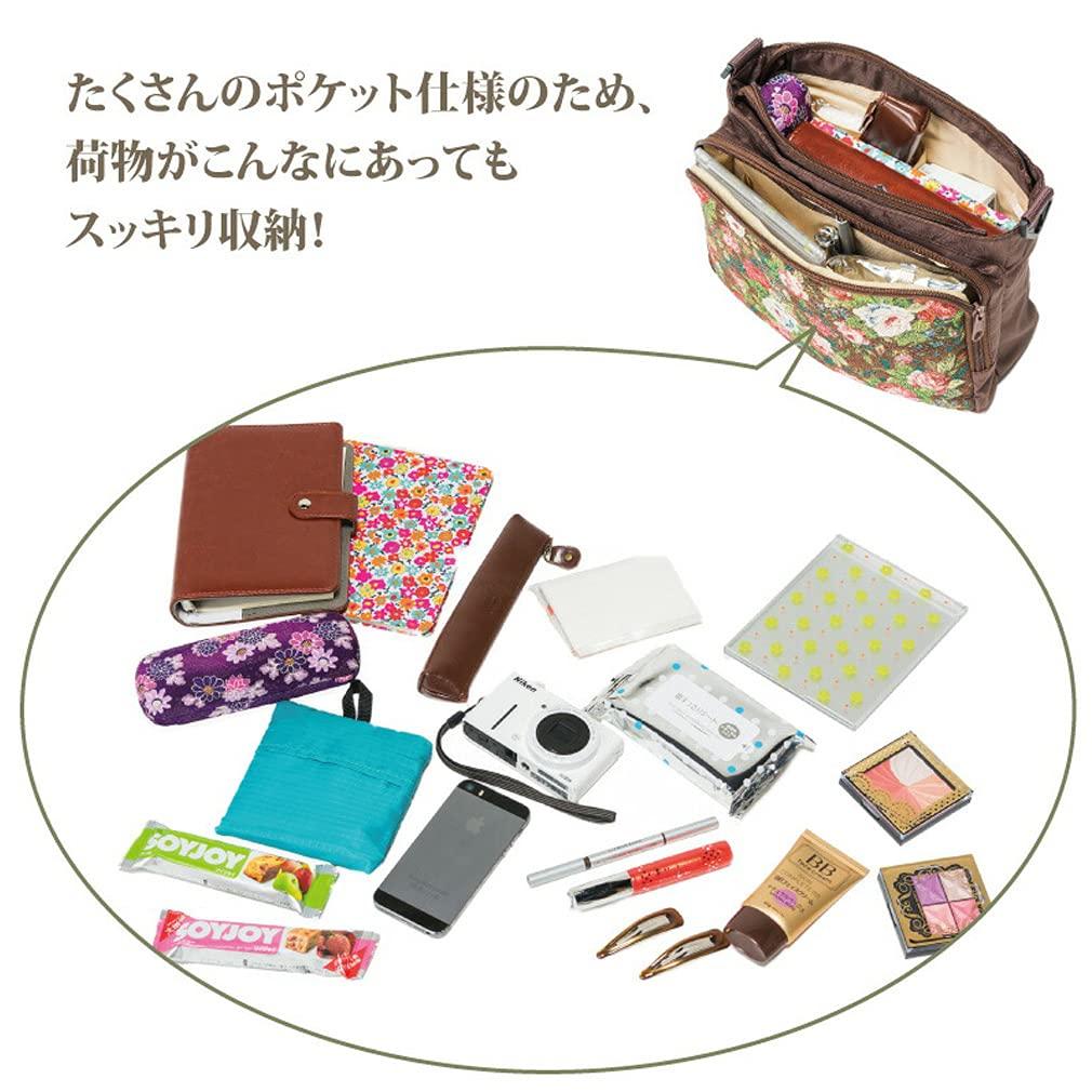 EVERSOUL Гобеленовая Сумка через плечо, Многофункциональная Сумка-в-сумку, Цветочный принт, Легкая, Вышивка Розами, Сумка-кроссбоди, Большое отделение, Один размер,