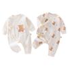 Newborn Jumpsuit Spring Autumn Cotton Baby Boys Bodysuit Cartoon Bear Romper for Girls Infant One-Pieces Clothes Onesie 0-6M