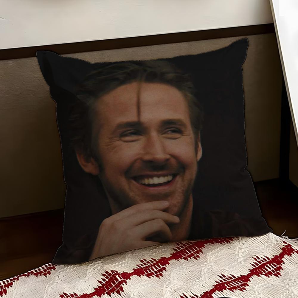Singer RRyan Gosling Cushion Cover Reversible Soft Durable Pillow Cover Home Car MultiScene Use for Daily Comfort