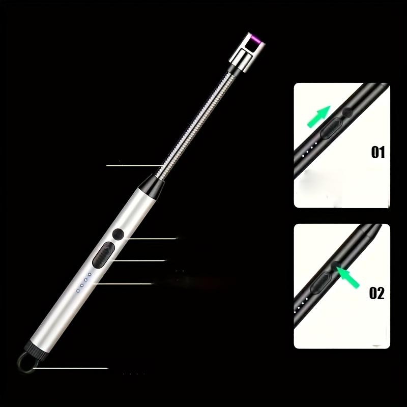 USB-зажигалка с быстрым зарядом и долгим сроком службы | Удлиненный термостойкий металлический корпус | Многоцелевая зажигалка-палочка для кемпинга на открытом воздухе, в чрезвычайных ситуациях