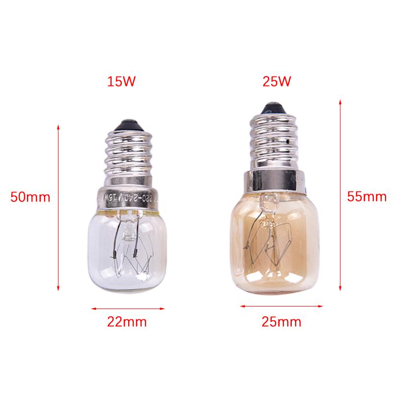 Microwave Oven Light Bulbs Cooker Tungsten Filament Lamp Bulbs Salt Light Bulb