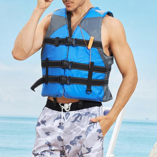 Спасательный жилет с убирающимися ремнями безопасности, светоотражающими пленками, спасательный жилет, плавучесть более 100 Н, безопасная плавучая одежда