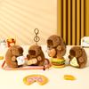 Bag Hanging Capybara Key Pendant Stuffed Animals Plush Toy Doll Kawaii Capybara Keychain  Couple