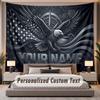 American Patriotic (37) Theme Custom Tapestry Personalized Custom Name Text Wall Hanging Tapestry Home Decor Background Cloth