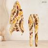 Women Plus Size Hooded Long Sleeve Printed High Low Top Fitted Pants Two Piece Set