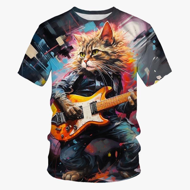 Kids T Shirt Animals Pattern Girls Summer Sportwear T-shirts O Neck Short Sleeve 3d Printed T Shirt Casual Breathable Tops