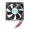12V 2-Pin 80x80x25mm PC Computer CPU System Heatsink Brushless Cooling Fan 8025
