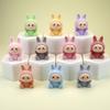 10pcs Lovely Babythree Lububu Anime Flocked Action Figure Decorative Pendant Desktop Kawaii Dolls Ornaments Toy Blind Box Gifts