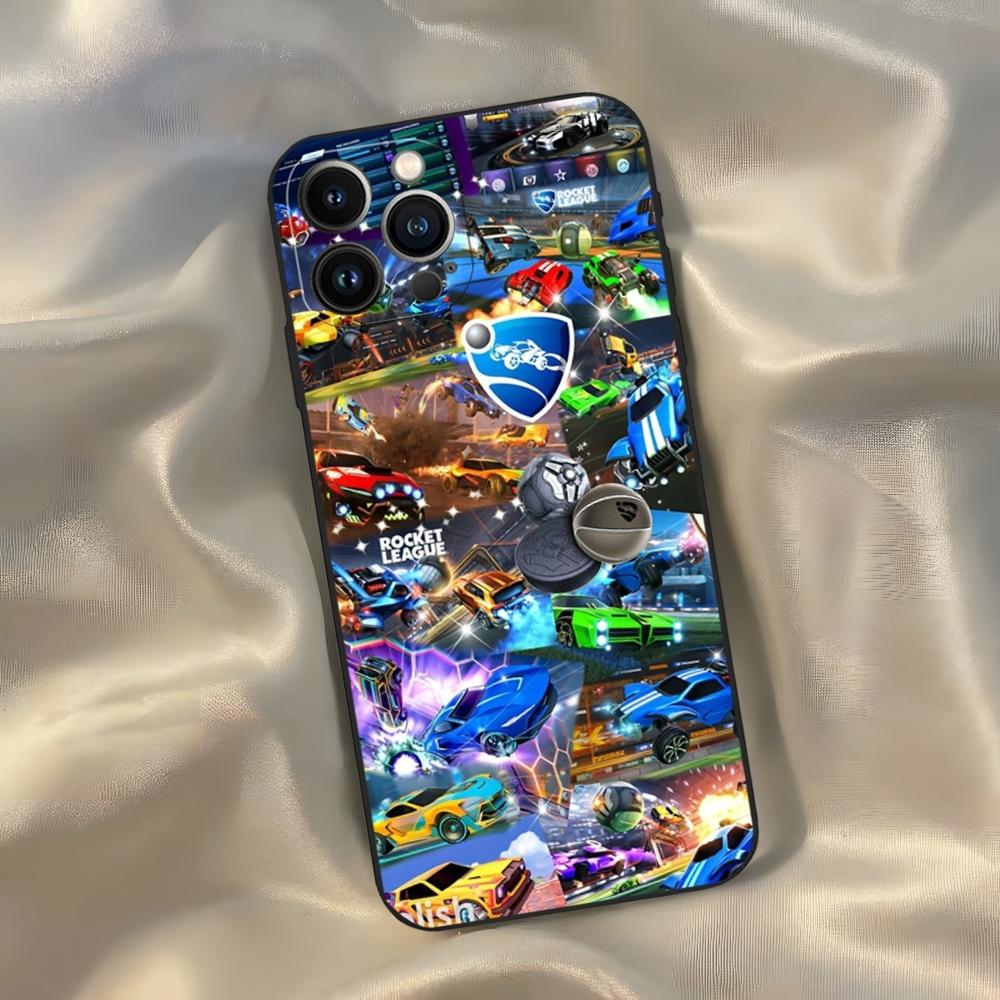 Чехол для телефона Rocket League для iPhone 16 15 14 13 12 11 Pro Max Xr X Xs Mini 8 Plus SE 2022 Черный Мягкий Силиконовый Чехол
