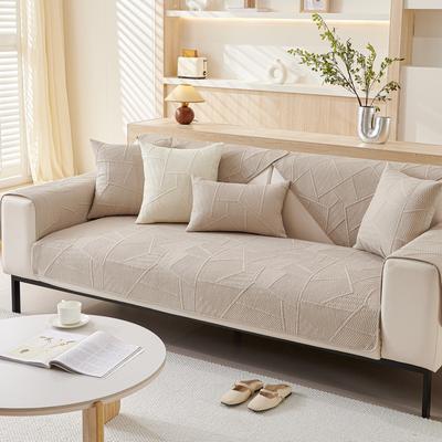 Подушка для дивана Nordic Simple Solid Color Four Seasons из чистого хлопка, нескользящая подушка для сиденья из хлопка, универсальный современный чехол для дивана