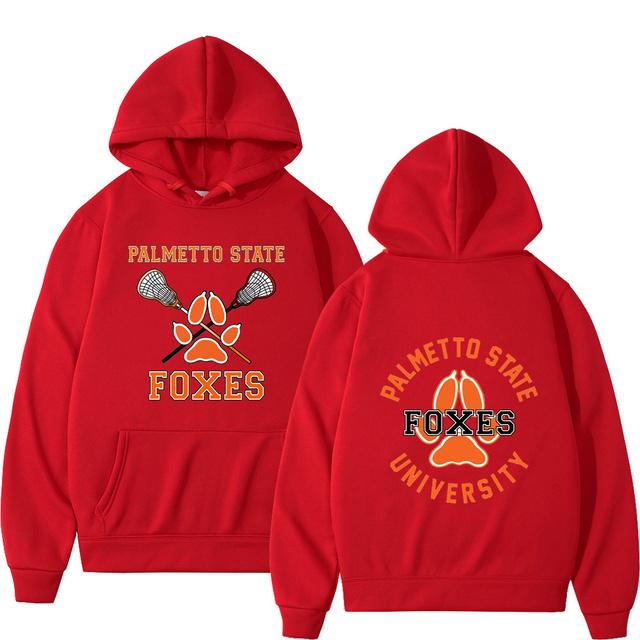 Streetwear The Foxhole Court Palmetto State Foxes Printed Men's Hoodie Pullover Men Hoodies Women Hip Hop Sweatshirt Clothes