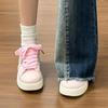 Pink Breadboard Shoes Popular Ins Shoes Women 2025 Autumn New Sports National Tide Versatile Casual White Shoes Women