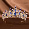 Baroque Crystal Tiaras and Crowns Headband Rhinestone Prom Diadem Crown Bridal Wedding Hair Accessories Jewelry Crown Tiara Gift