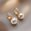 Заявление Минималистский жемчужный кулон серьги-кольца уличный стиль корейская мода ювелирные изделия подарок