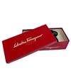 Salvatore Ferragamo Heel leather Ribbon flat pumps pumps black leather Used