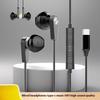 Type-c Earphones Semi-in-ear Karaoke Music Wired TYPE-C HIFI High Sound Quality Earphones