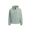 Sportswear Lounge Jacket With Solid Color Logo Men Outerwear Silver Grey Green IP4981