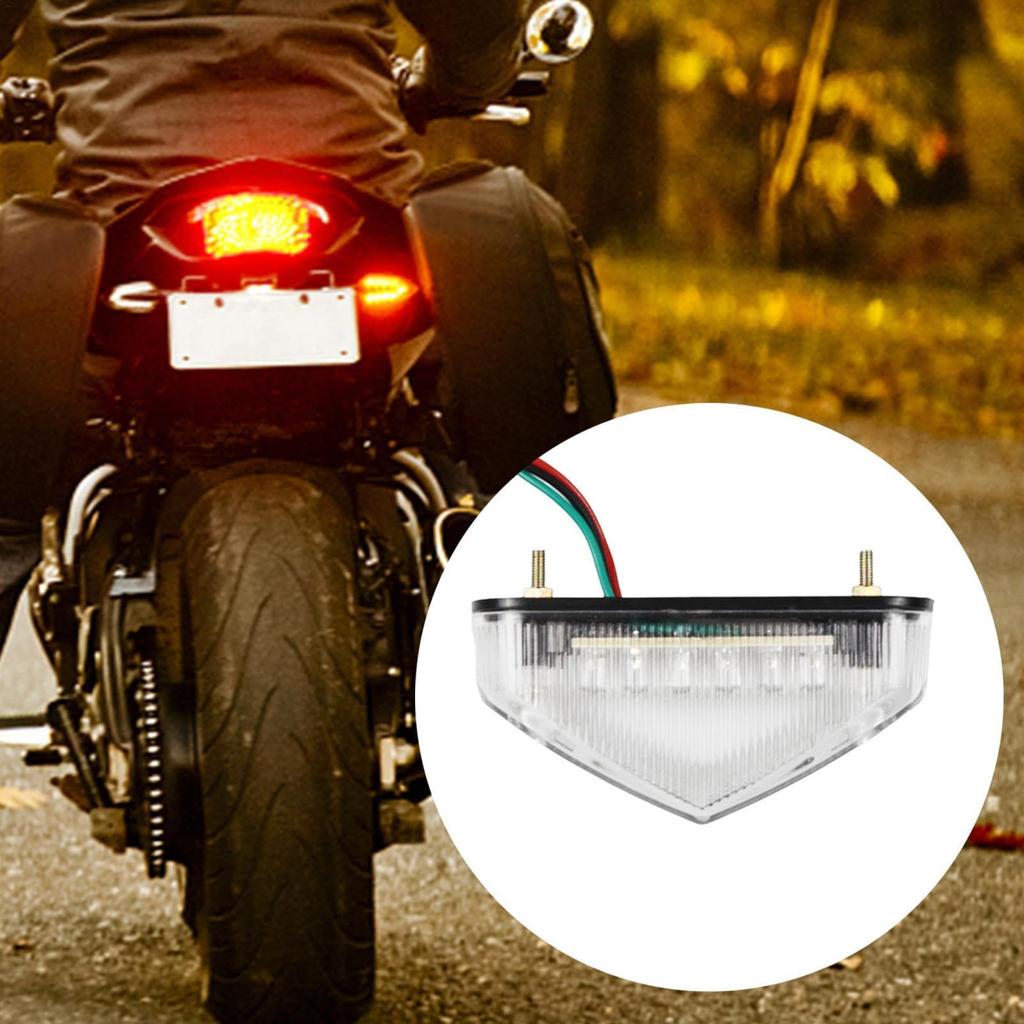 LED Tail Brake Light, LED Motorcycle Rear Tail Light, Stop Running Tail Light, Brake